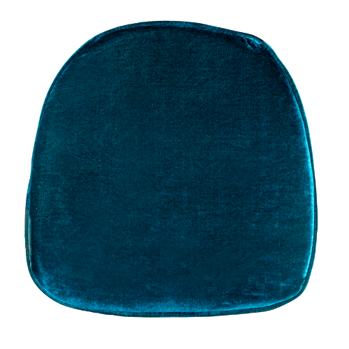 Capa Assento Veludo Irlandês Azul Anis (Cadeira Itália)