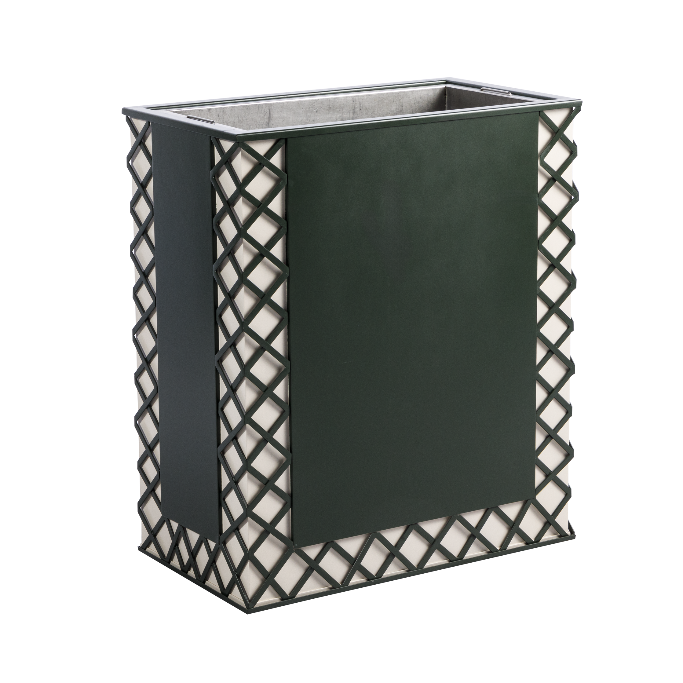 Carrinho de Bebida Laca com Treliças com Cuba Inox