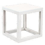 Cubo Médio Vazado Ferro Branco(a)