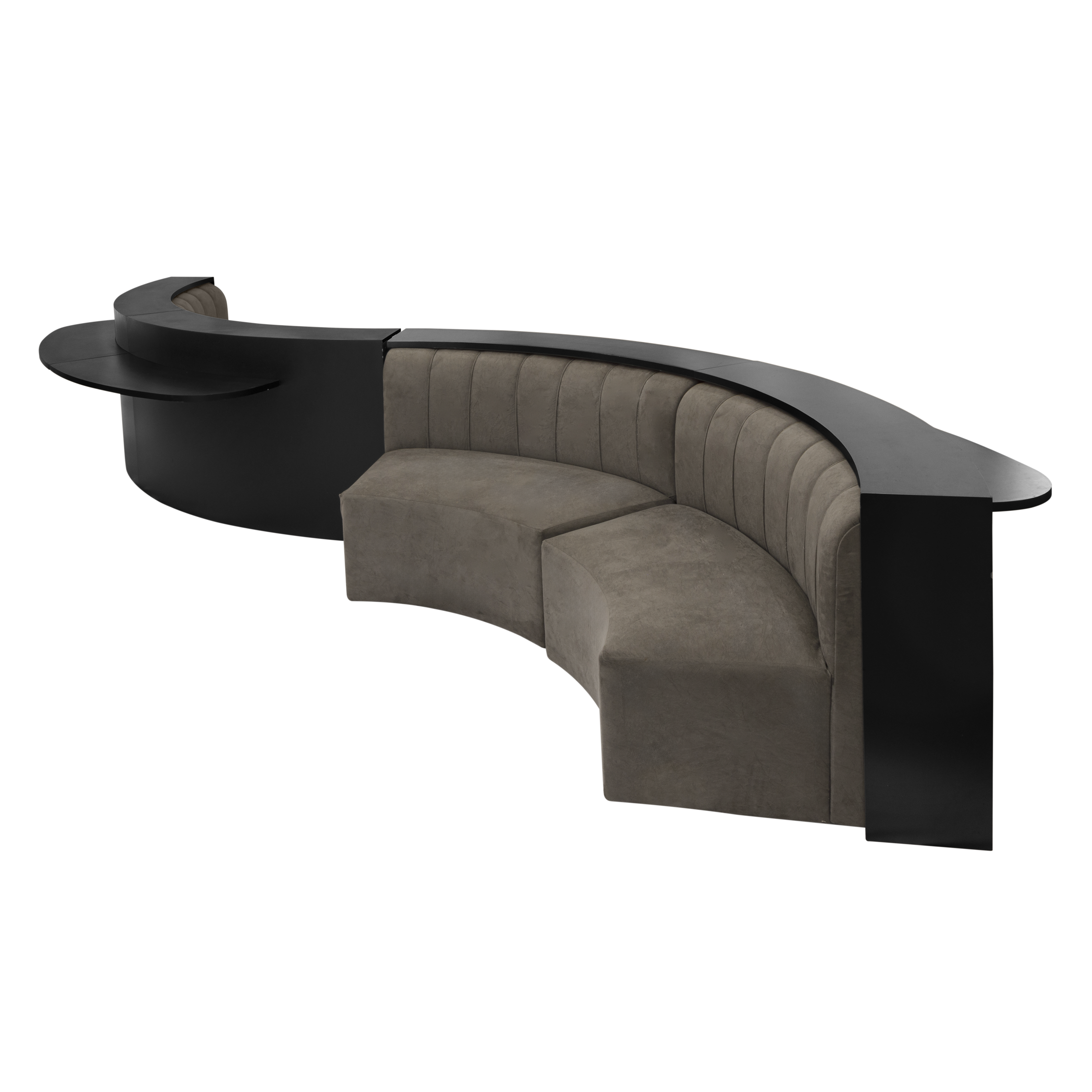 Encosto Bancada Bruna para Banco Bernardo (2 - 1,38 x 0,40 x 0,90h (módulo) (3)