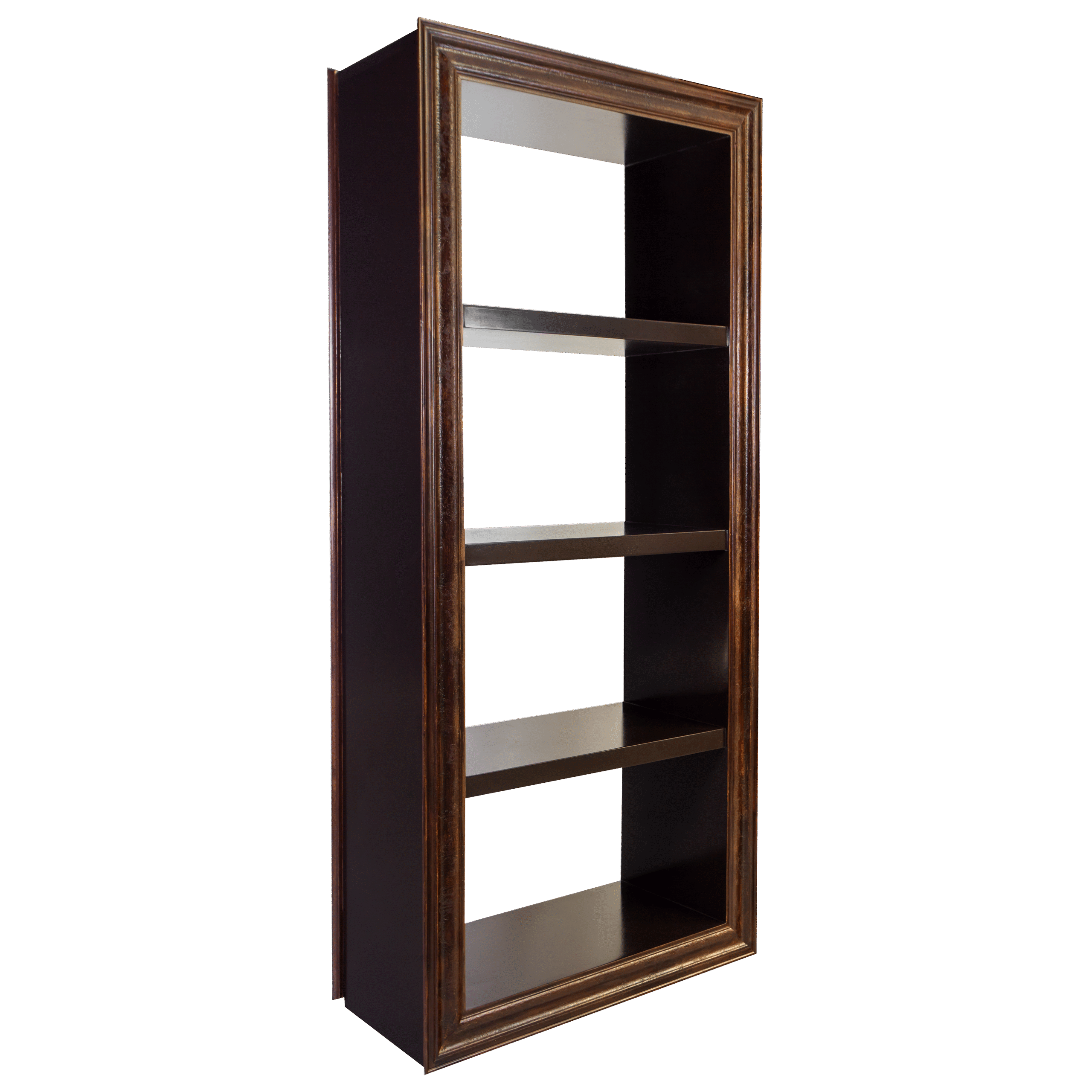 Estante Vazada Marrom Café - 1,00 x 0,40 x 2,20h com 03 Prateleiras de 0,45h