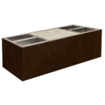 Ilha Gastronômica com Cuba Inox