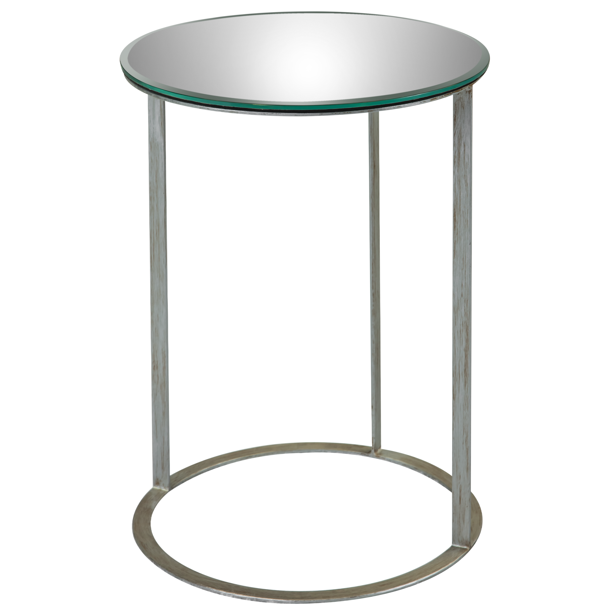 Mesa Ana Eliza com Tampo Espelho - 0,35m diâmetro x 0,47h