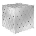 Mesa Bolo Acrílico Espelhado Losango