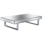 Mesa Espelho Cristal Centro