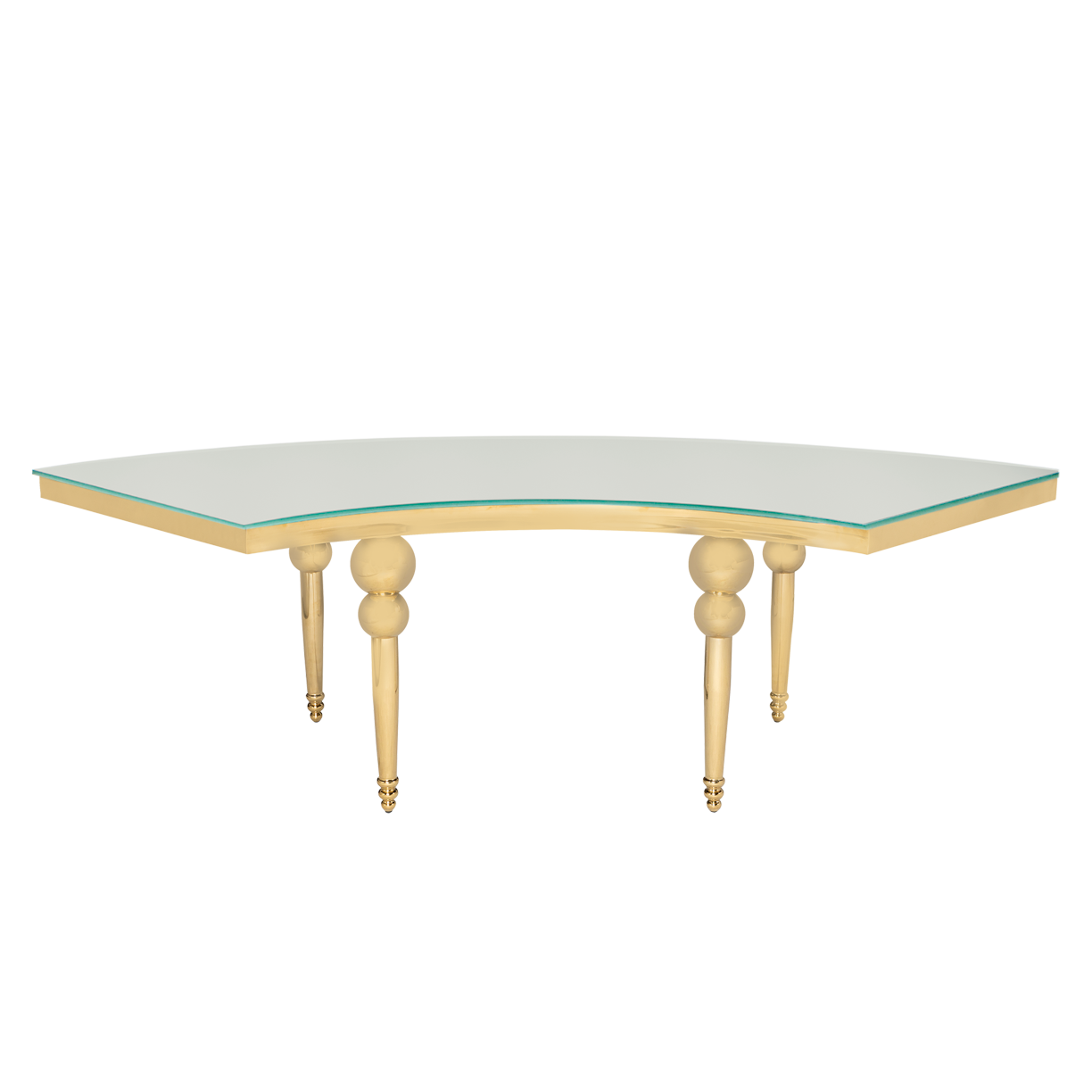 Mesa Dubai Tampo Branco - 2,55 x 0,90 x 0,80h