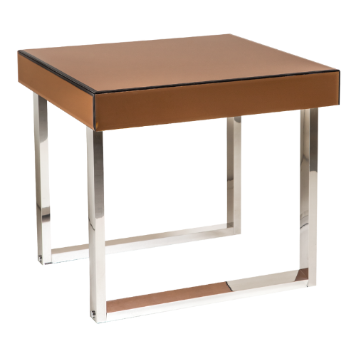 Mesa Lateral Espelho Cobre 0.65l X 0.60a X 0.65p