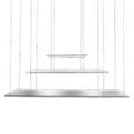 Tampo Mesa Suspensa Espelho e Vidro com 03 andares