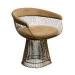 Poltrona Dore Veludo Caramelo