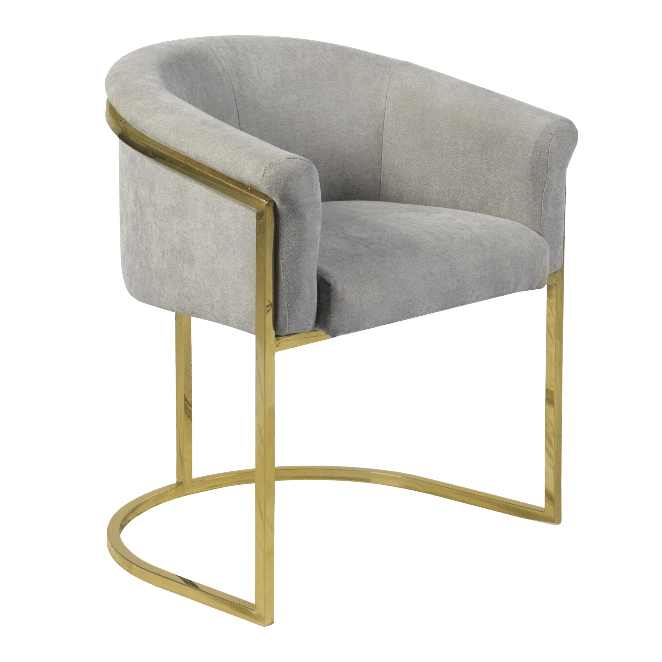 Poltrona Gucci Eros Cinza - 0,65 x 0,60 x 0,75h