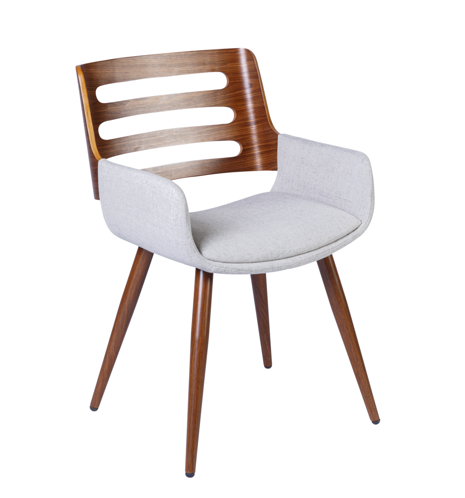 Poltrona Luisa em Linho Cru - 0,50 x 0,47 x 0,78h