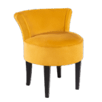 Poltrona Mignon Camurça Amarelo(a) Ceylon