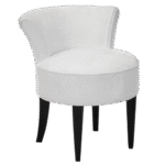 Poltrona Mignon Camurça Branco(a)