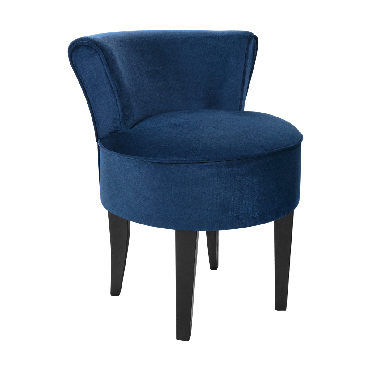 Poltrona Mignon Veludo Inca Azul Marinho 0.50l X 0.67a X 0.55