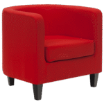 Poltrona Pat Capa Oxford Vermelho