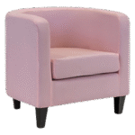 Poltrona Pat Capa Oxford Rosa Chiclete