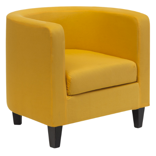 Poltrona Pat Capa Sarja Amarelo Manga