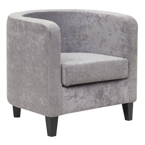 Poltrona Pat Capa Veludo Andorra Cinza - 0.70l X 0.67a X 0.70p