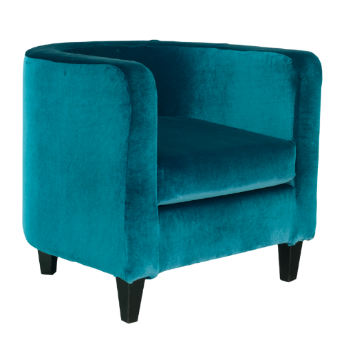 Poltrona Pat Capa Veludo Molhado Verde Real - 0.70l X 0.67a X 0.70p