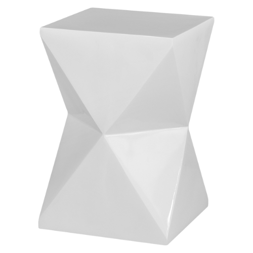 Pufe Ampulheta Branco(a) 0.31l X 0.45a X 0.31p