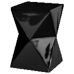 Pufe Ampulheta Preto(a)