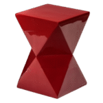 Pufe Ampulheta Vermelho(a)