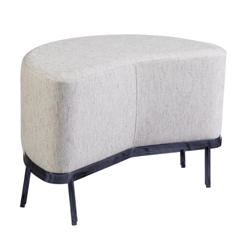 Pufe Seixo Linho Cru 0.69l X 0.46a X 0.35p (23 Lua)