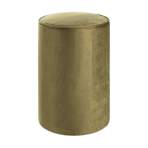 Pufe Tamborete Capa Veludo Maia Verde Pistache (1)