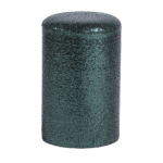 Pufe Tamborete Capa Paetê Verde