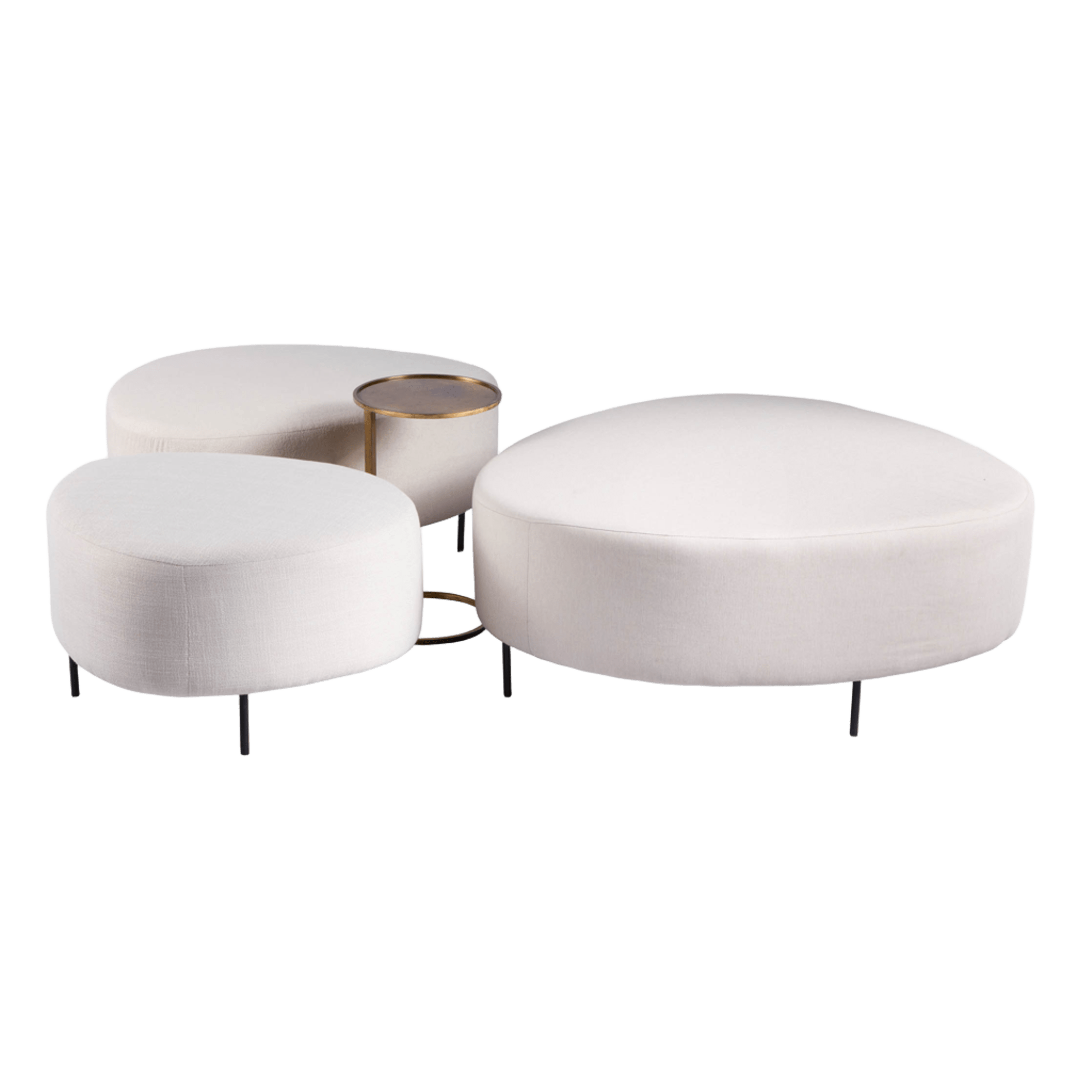 Pufes Otto Off White