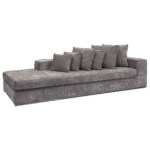 Sofá Cipriani Capa Veludo Andorra Cinza