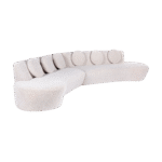 Sofá Iolanda Linho Mesclado (módulo esquerdo + direito)