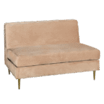 Sofá Manoela Camurça Camelo (Módulo Reto)