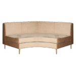 Sofá Manoela Camurça Camelo (Módulo Curvo)