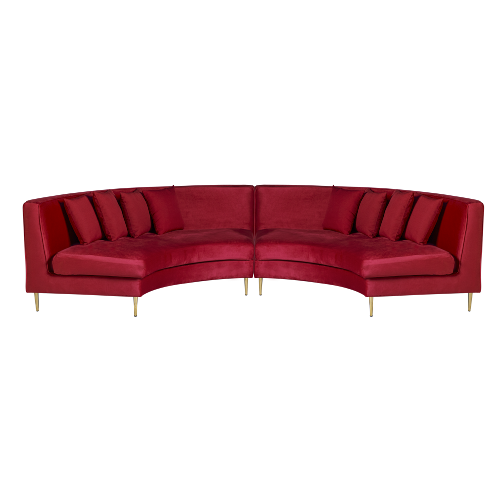 Sofá Manoela Veludo Bordô 4,26 x 0,80h (3)