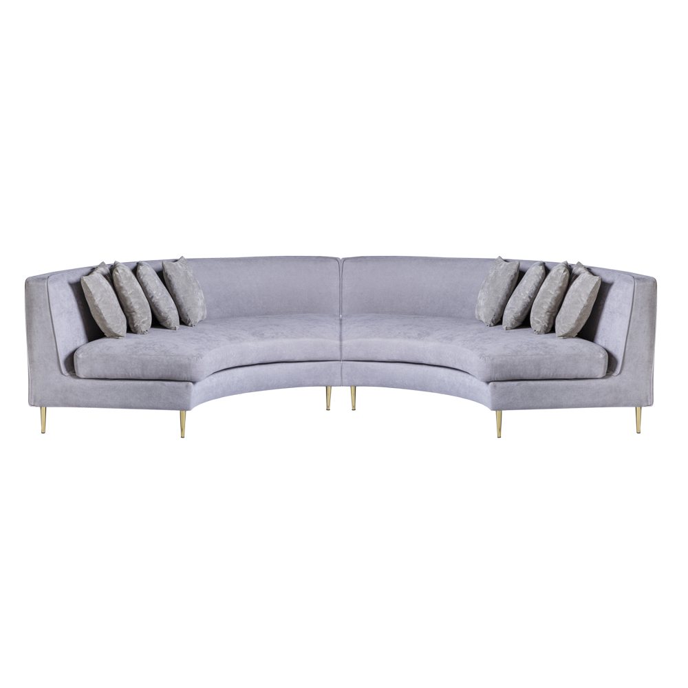 Sofá Manoela Veludo Eros Cinza - 4,26 x 0,80h (2)