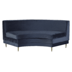 Sofá Manoela Veludo Inca Azul 06 (módulo curvo)