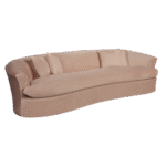 Sofá Vedette Veludo Inca Rosê