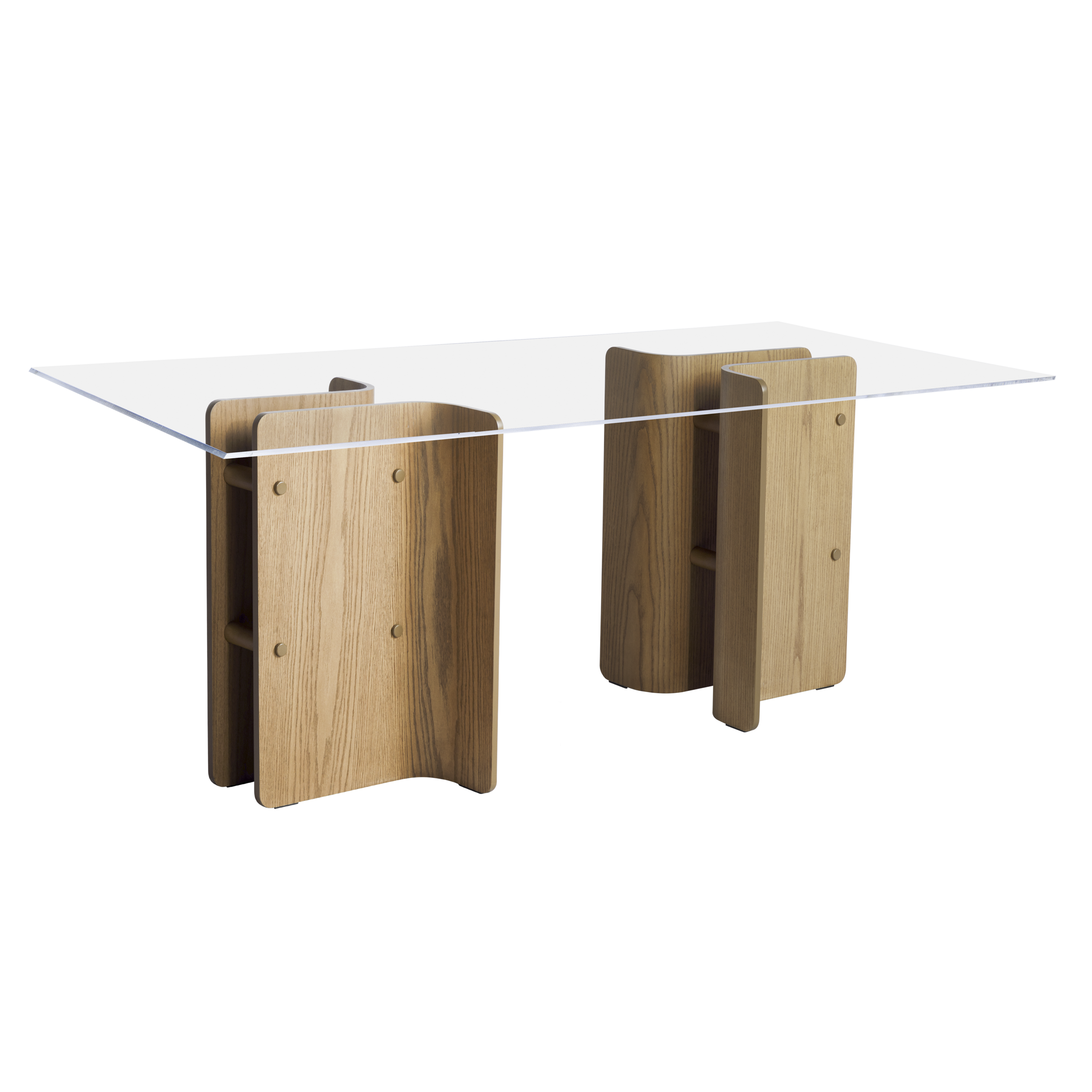 Tampo Acrílico Cristal com Base Amazônia - 2,00l x 1,00p