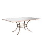 Tampo Espelho Bronze com Base Bambu Ferro