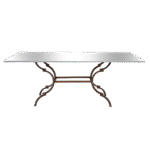 Tampo Espelho Friso Prata com Base Suva