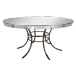 Tampo Espelho com Borda Espelhada e Base Bambu