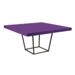 Tampo Laca Vênus com Base Trapézio Ferro Envelhecido