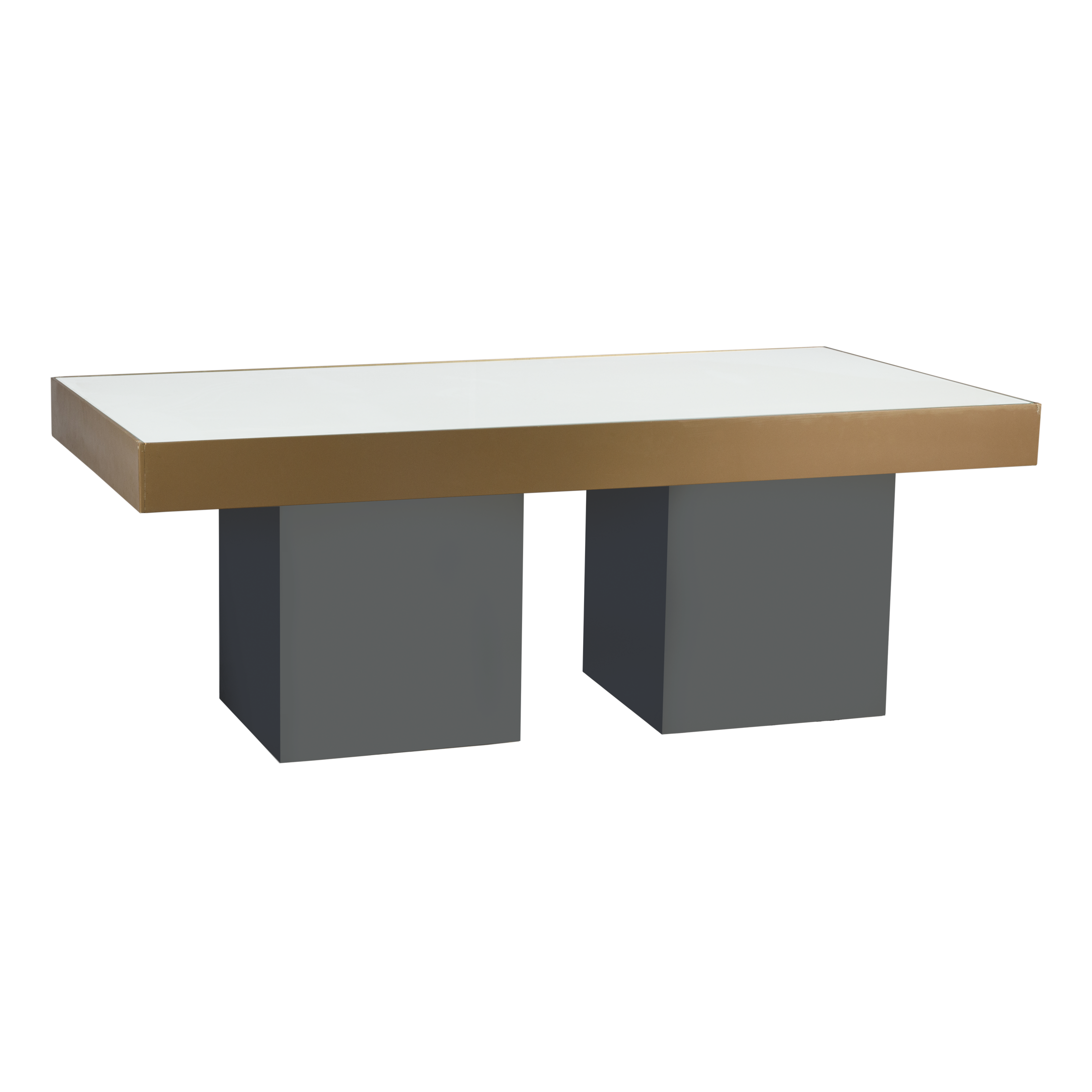 Tampo Laca com Borda e Encaixe para Vidro com Base Cubo Laca - 2,00 x 1,00 x 0,70h