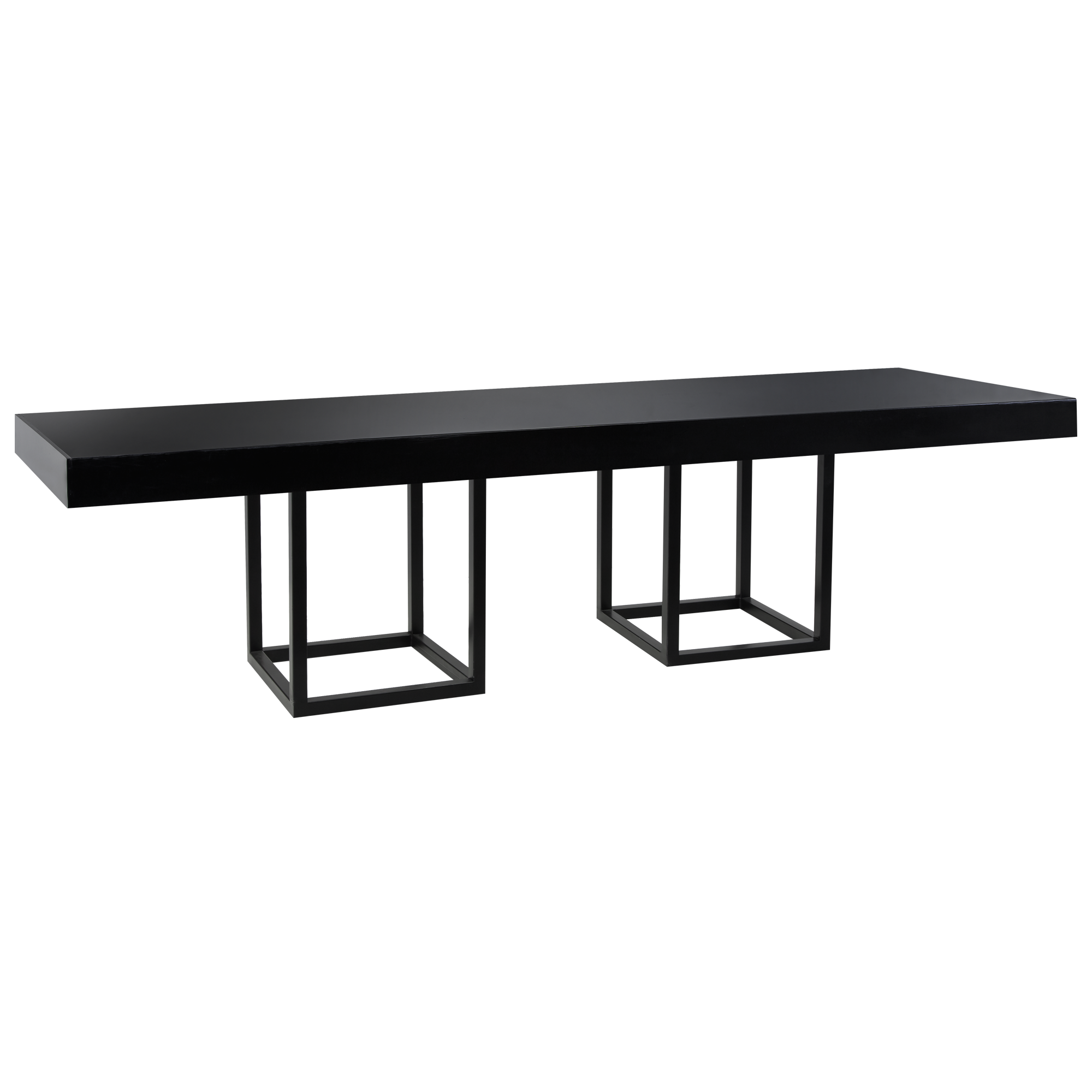 Tampo Retangular Laca com Borda e Base Cubo Aresta Pequena - 3,00 x 1,00 x 0,70h