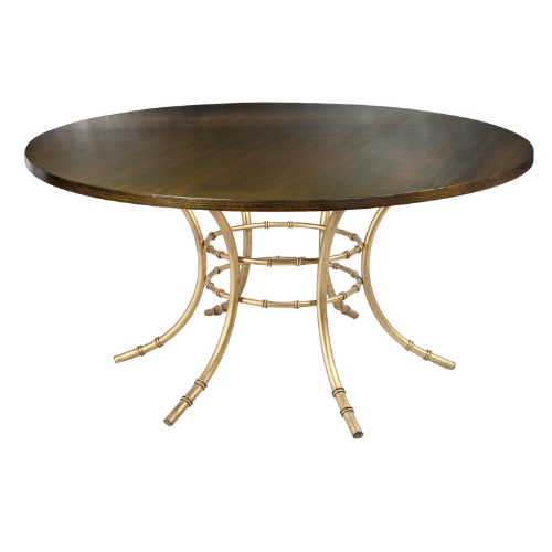 Tampo Tabaco com Base Bambu Dourada - 1,80m diâmetro x 0,75h