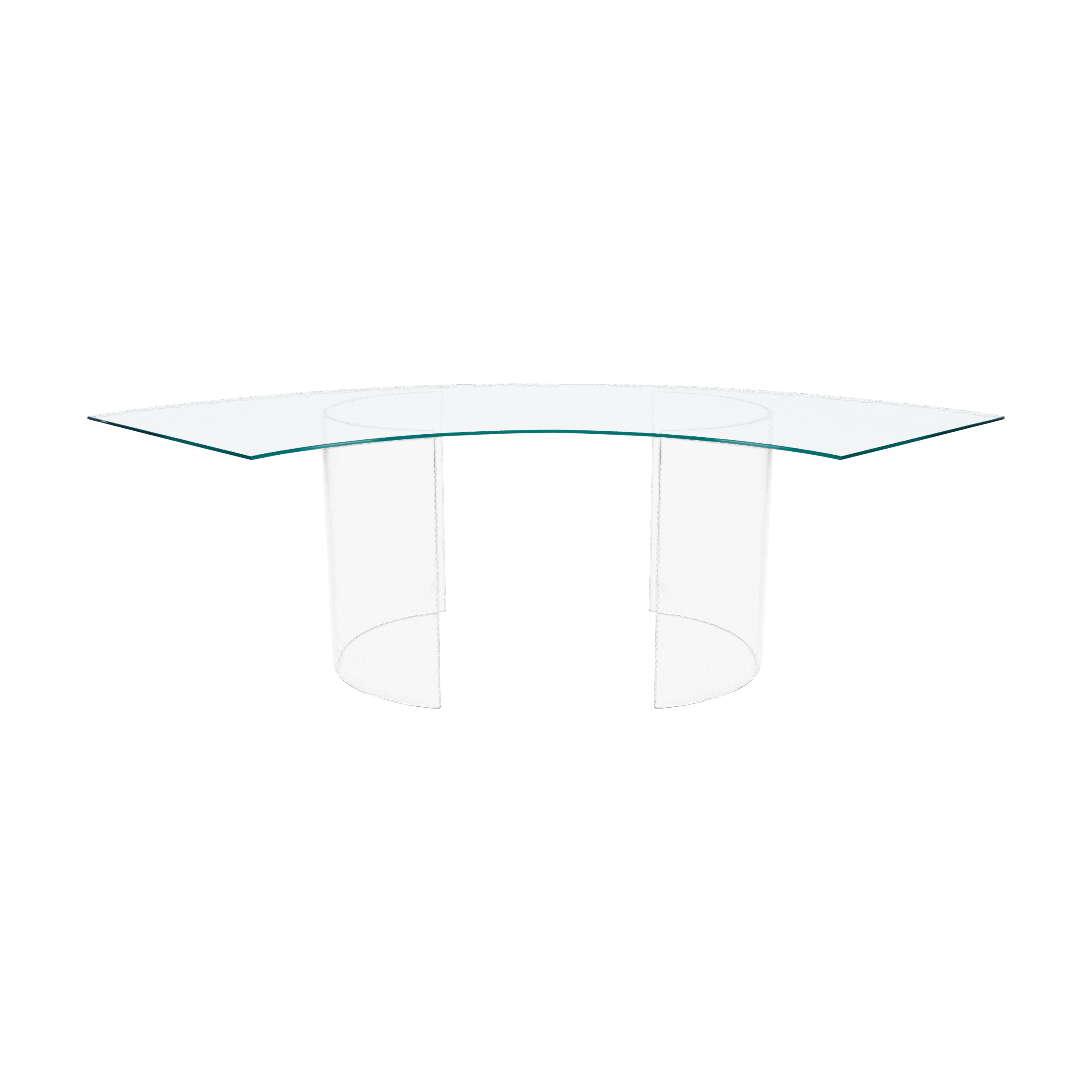 Tampo de Vidro Transparente Curvo com Base Curva Cristal (1)