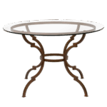 Tampo de Vidro Transparente com Base Suva