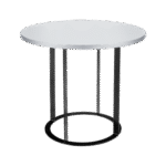 Base Dani com Tampo Espelho Friso Prata