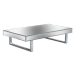 Mesa Espelho Cristal Centro